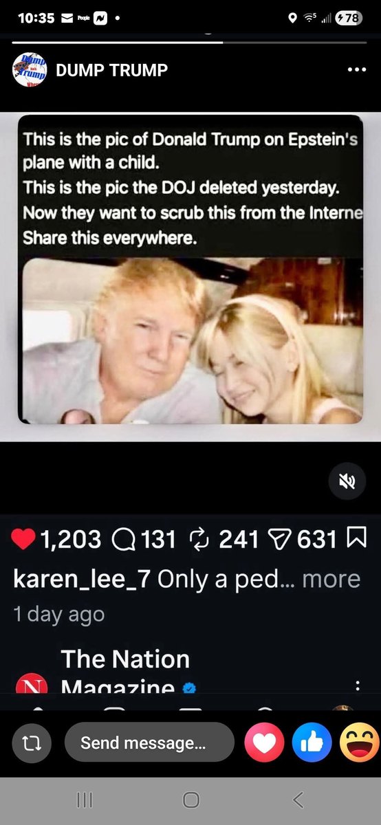 She looks like a young Ivanka which is his type. WTF has America become?