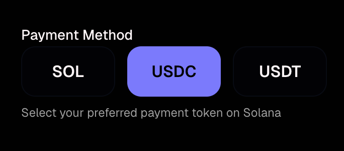 🚀 PrivatePay Now Supports USDC &amp; USDT Payments

We are excited to announce a major upgrade to PrivatePay! 💳

You can now issue virtual cards using three payment options:

💜 SOL (Solana)
🔵 USDC (USD Coin)
🟢 USDT (Tether)
What This Means for You

✅ More flexibility — Pay with