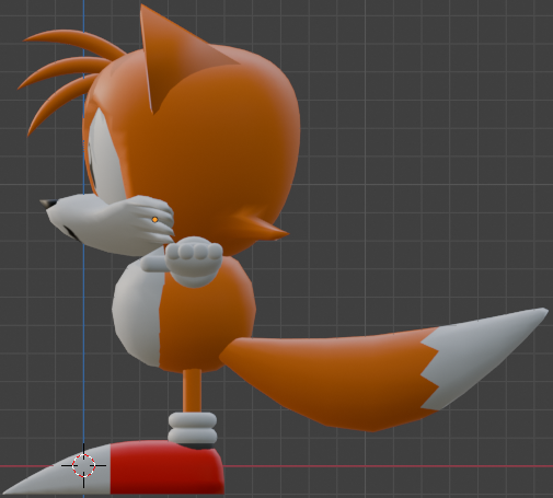 Sonic R Tails Inner Ear Model Tails and an updated Sonic model #SonicTheHedghog #asym #sonicexe # ...