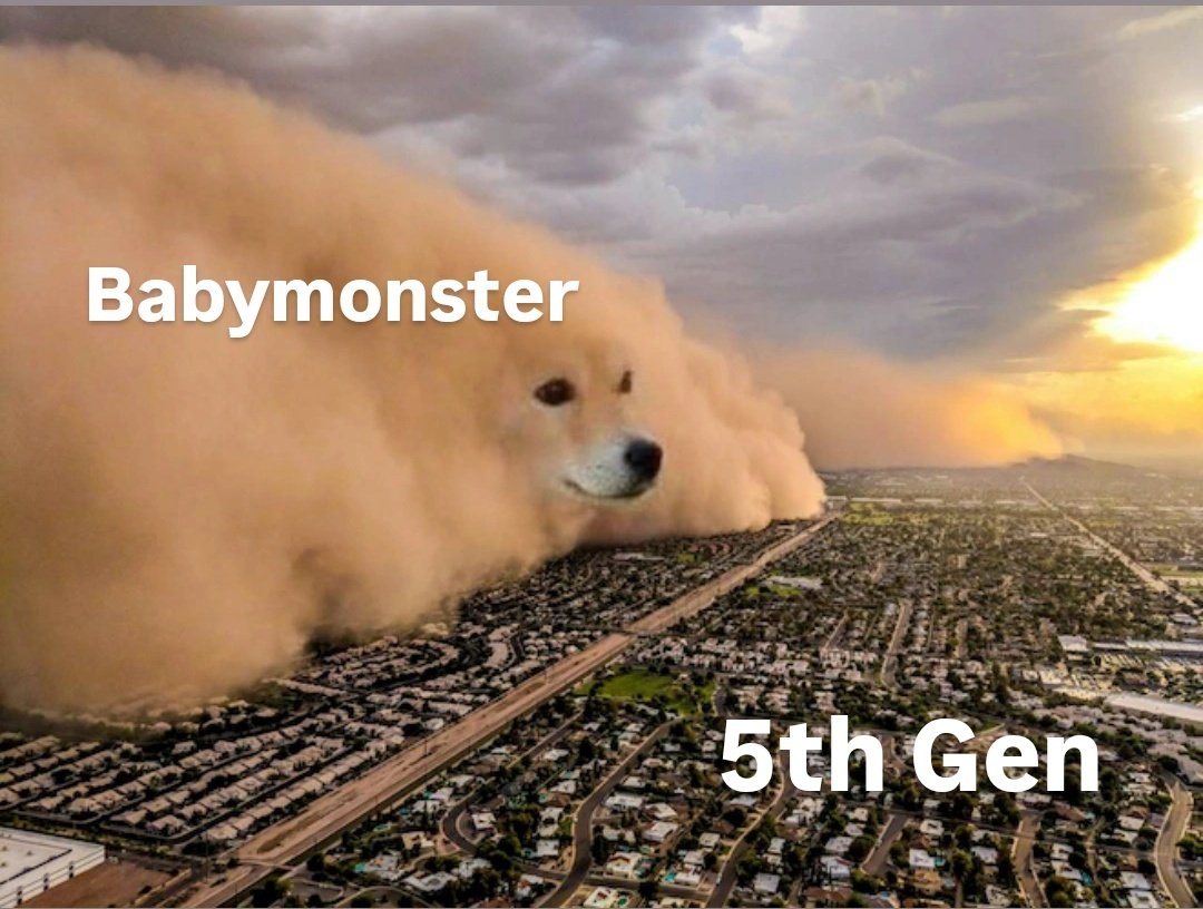 #BABYMONSTER in 5th gen currently:

Highest Spotify stream among 5th gen✅ 
Highest YouTube views✅
Highest Sales album girl group✅
Dominate most soc-med ✅
Fastest to touring DOME ✅
Highest World Tour Attendance✅ Most entry Global Billboard ✅
Most #1 song on QQ China Music✅