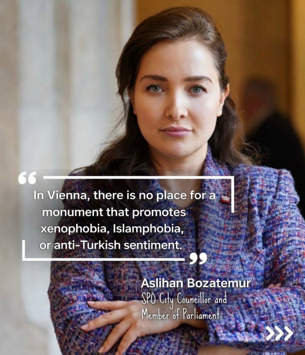 DrewPavlou's tweet image. Today I learned that there’s a Turkish socialist city councillor in Vienna trying to block a statue to Johann III Sobieski who won the Battle of Vienna against the Ottoman Empire in 1683.

She says memory of the Turkish defeat promotes "xenophobia, Islamophobia, and anti-Turkish
