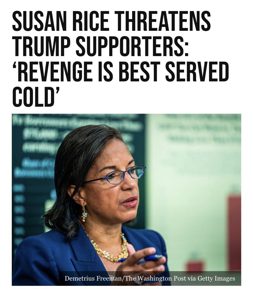 ProudElephant's tweet image. Susan Rice belongs in prison for life.
