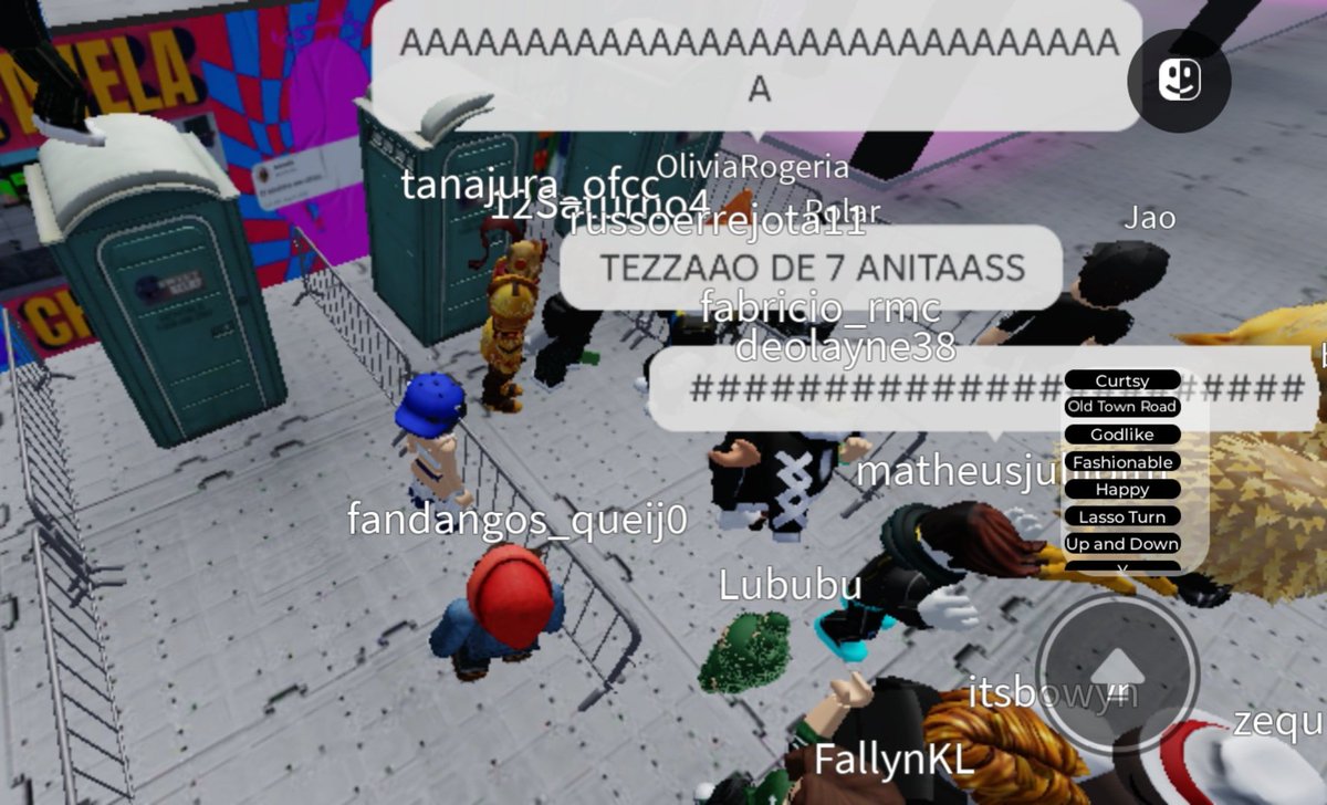 updatecultura's tweet photo. 🚨 MEU D! Banheiro dos “Ensaios da Anitta” no Roblox está LOTADO. https://t.co/MmYryrGXSL