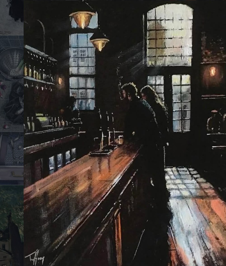 All the hardest, coldest people you meet, were once as soft as water. And that’s the tragedy of living.

— Iain Thomas

Pete Tuffrey (British, b.1953)
"A Listening Ear," 2025
Oil on canvas