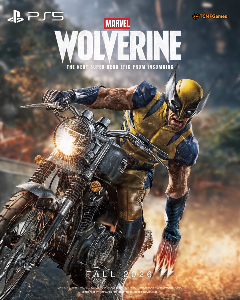 Wolverine PS5 September launch 
⠀ ⠀ ⠀ ⠀ ⠀ ⠀ ⠀ ⠀ ⠀ ⠀  ⠀ ⠀ ⠀ ⠀ ⠀ ⠀ ⠀ ⠀ ⠀ 
▫️Grand Theft Auto 6 set to launch this November 19th 
▫️Call of Duty MW4 set to potentially launch in October to avoid GTA 
▫️Wolverine was spotted with a Q3 on the PlayStation store