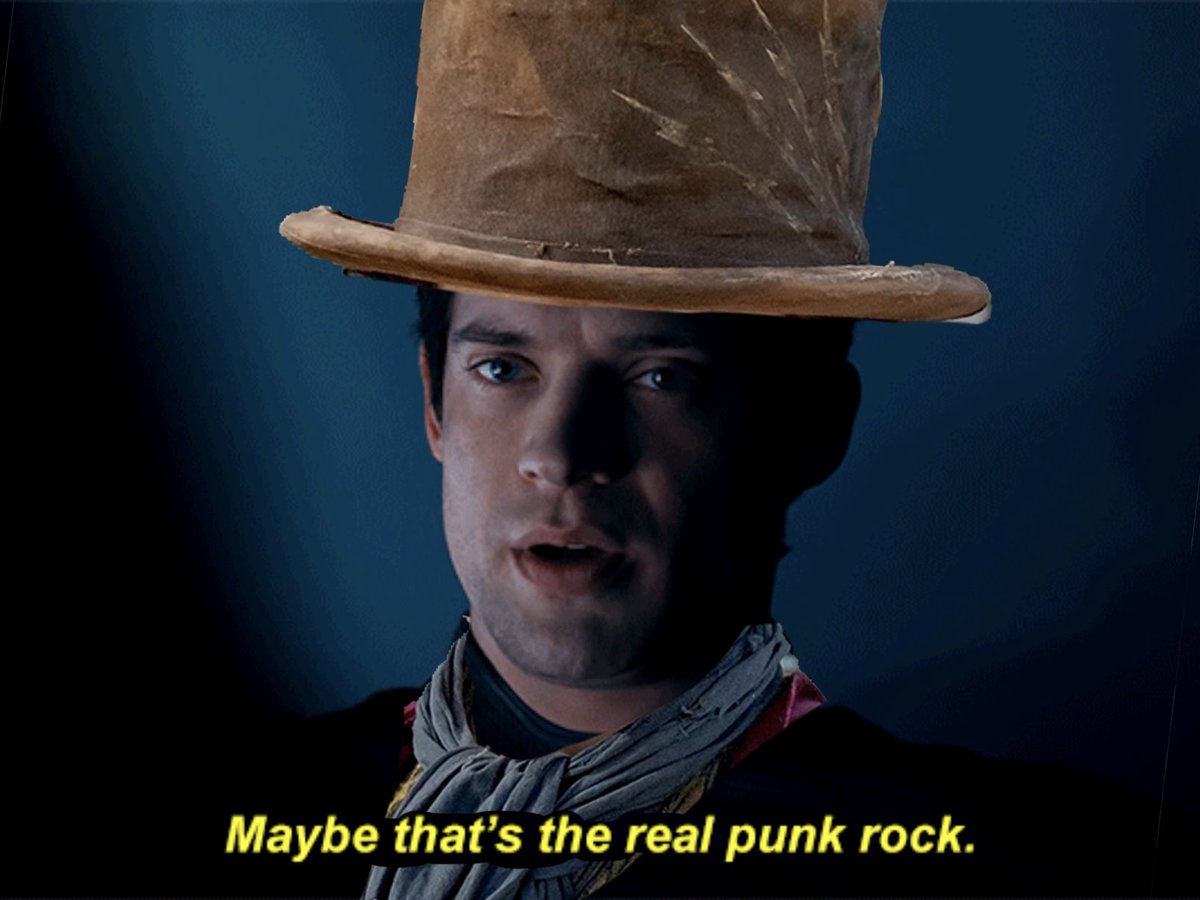 Timmy seeing himself in the Wonka costume for the first time: