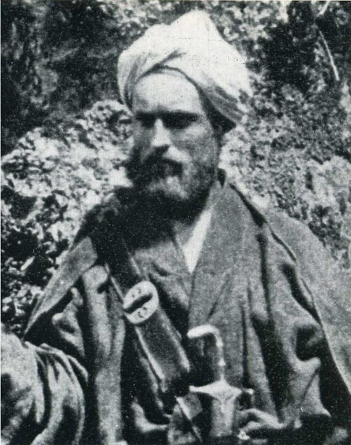 The British adventurer George Hayward, murdered in 1870 while mapping the Pamir mountains north of India.