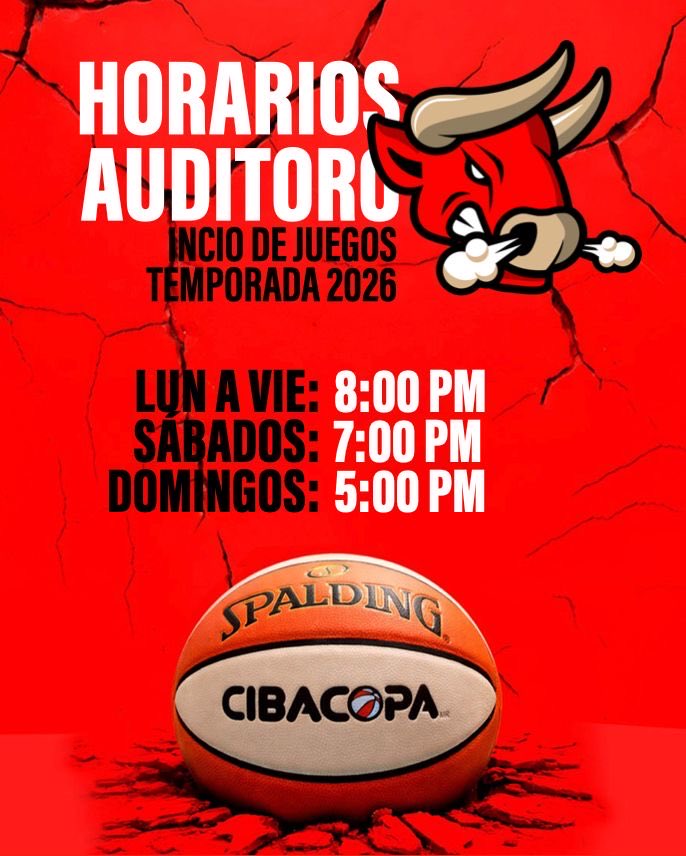 toros_laguna's tweet photo. ¡Agéndalo de una vez! ✍️🏀
El Auditoro tiene horarios listos para que vengas a vernos RETUMBAR:
📍 Lunes a viernes | 8:00 PM
📍 Sábados | 7:00 PM
📍 Domingos | 5:00 PM
¡Te esperamos en el Auditoro! 🏟️
#TOROoNADA #RETUMBA https://t.co/FboBxhPno7