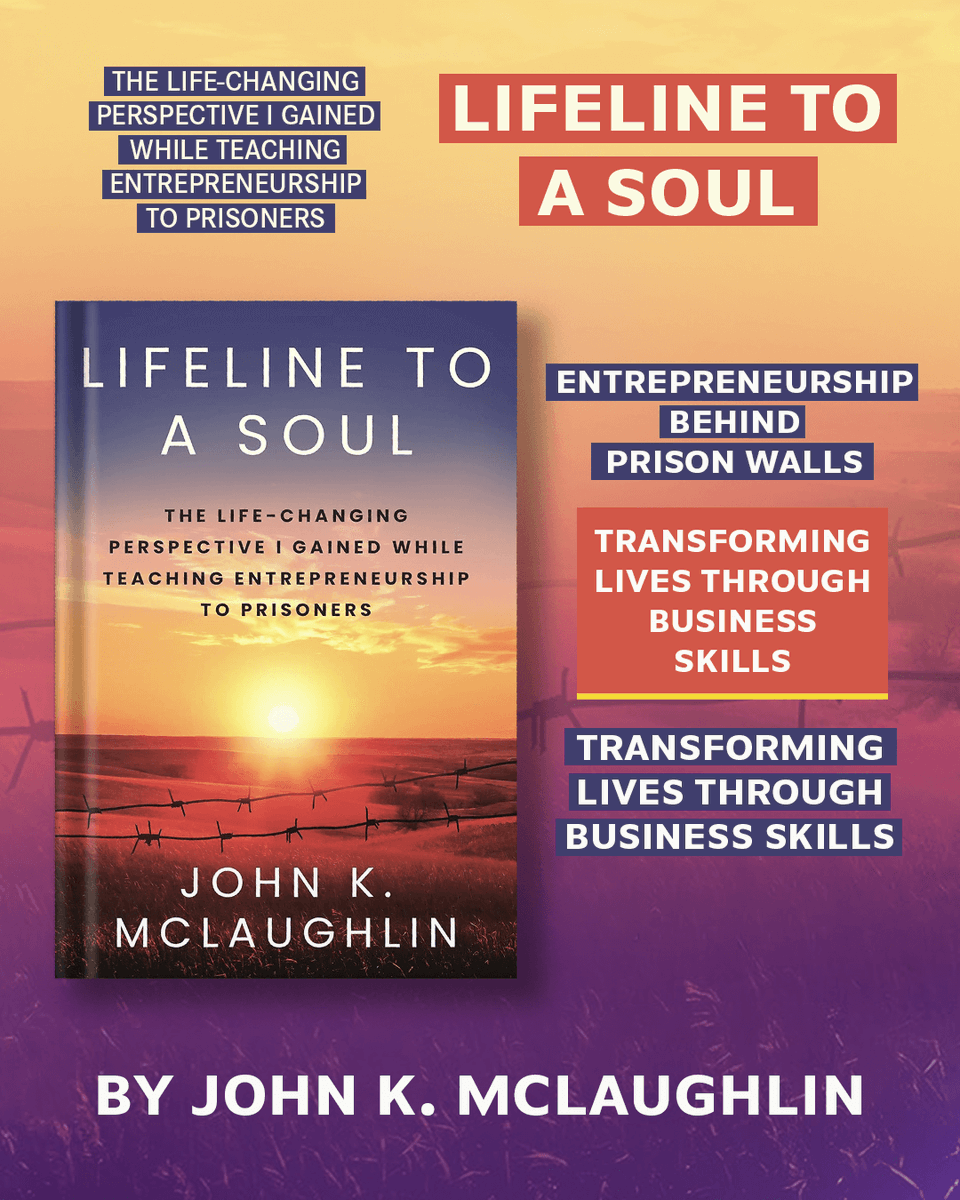 What happens when a CEO trades boardrooms for prison bars? One man’s leap into teaching entrepreneurship behind bars becomes a life-altering journey. By John K. McLaughlin

Available on - amzn.to/4qK8ZVy