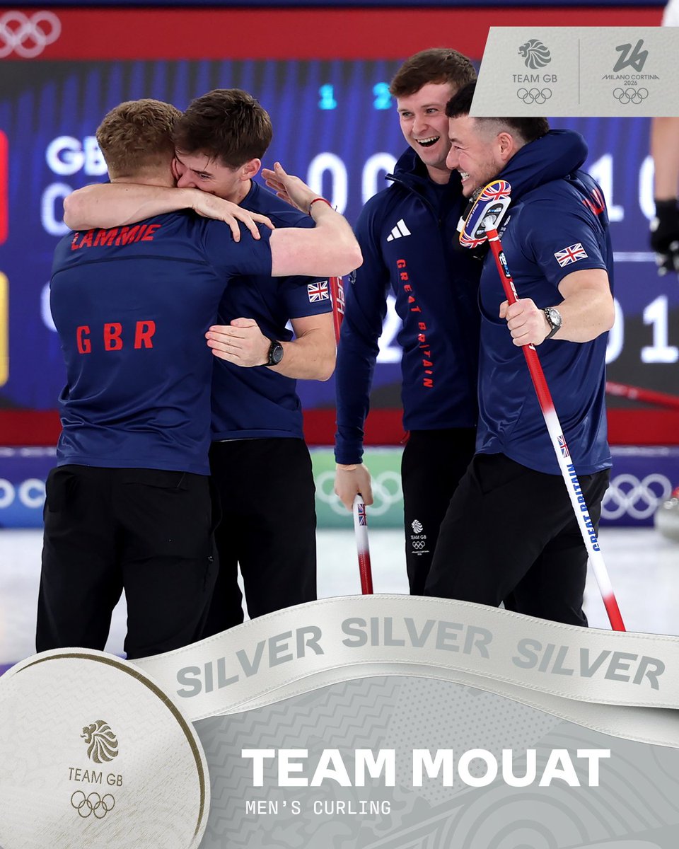 An Olympics to be proud of for Team Mouat 👏

They come away with a silver medal from Milano Cortina 2026 🥈

#TeamGB | #MilanoCortina2026