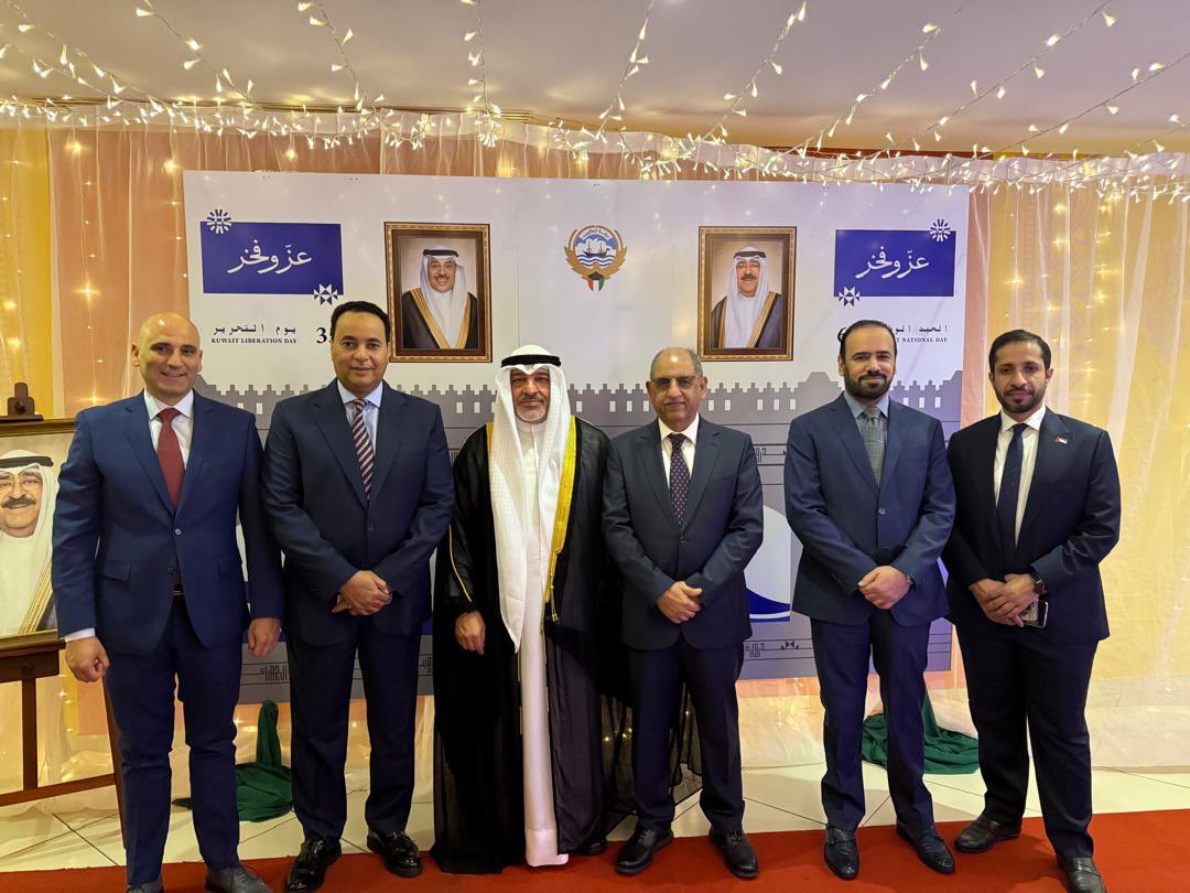 KSAembassyHA's tweet photo. حضر سعادة السفير الدكتور وليد الحمودي حفل الاستقبال الذي أقامته السفارة الكويتية في هافانا، بمناسبة ذكرى اليوم الوطني لدولة الكويت الشقيقة. https://t.co/r25bVwCwx1