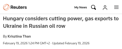 Daractenus's tweet image. Threatening to cut off electricity exports to a country whose women and children are currently freezing and already have just a few hours of electricity a day due to nightly Russian bombardments is an act of profound barbarism and cruelty. Orban's day can't come soon enough.