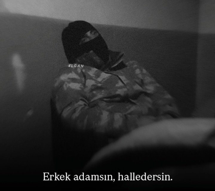 Erkek adamsın, halledersin.