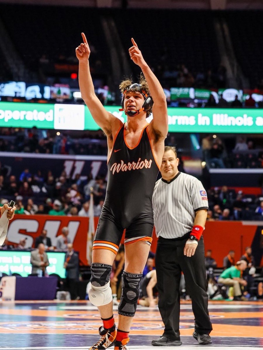 LWWAthletics's tweet photo. MAX HERMAN WINS IN THE BLOOD ROUNDS AND IS AN IHSA STATE PLACER
Stay tuned for his semifinal consolation match up next and placement match.
Keep rolling
#startsnow https://t.co/IrSzdIKKij