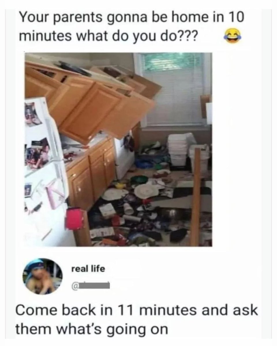 Memedroid's tweet image. what would you do #mess #memes #chaos #parenting #funny