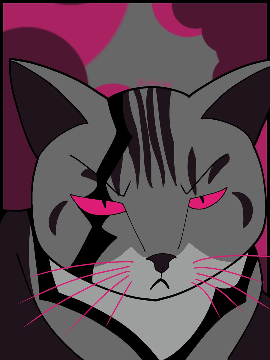 //Dibujo número 15 del #SanValentrix2026, la amargada de #GhostLady como un gato, todos aman a los gatos aunque parezca que nos odien a nosotros
(ya solo 6 dibujos más y estaré al día) 

#artedigital #digitalart #Chaquetrix #gato