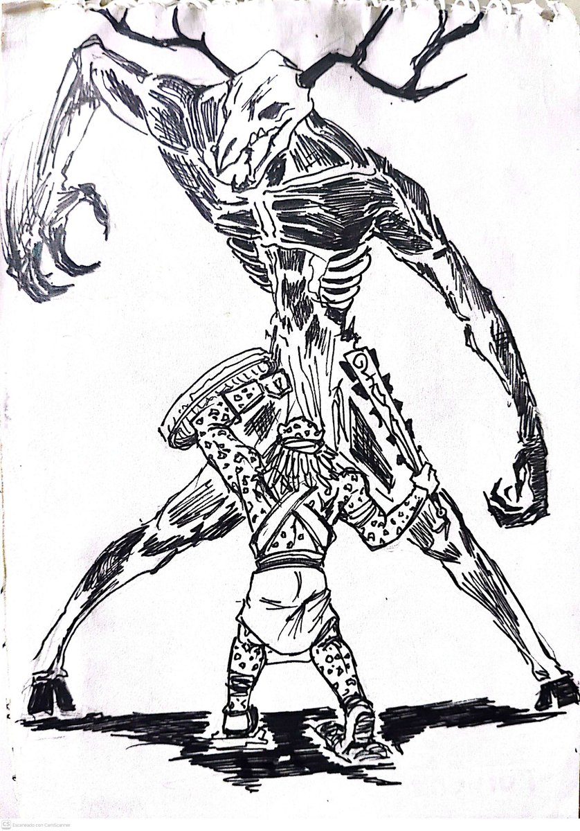 DMonitos's tweet photo. Crossover cultural 🗣️🗣️🗣️
Wendigo vs Guerrero jaguar
#wendigo #azteca #jaguar #criptido #crossover https://t.co/LWL2td1eFL