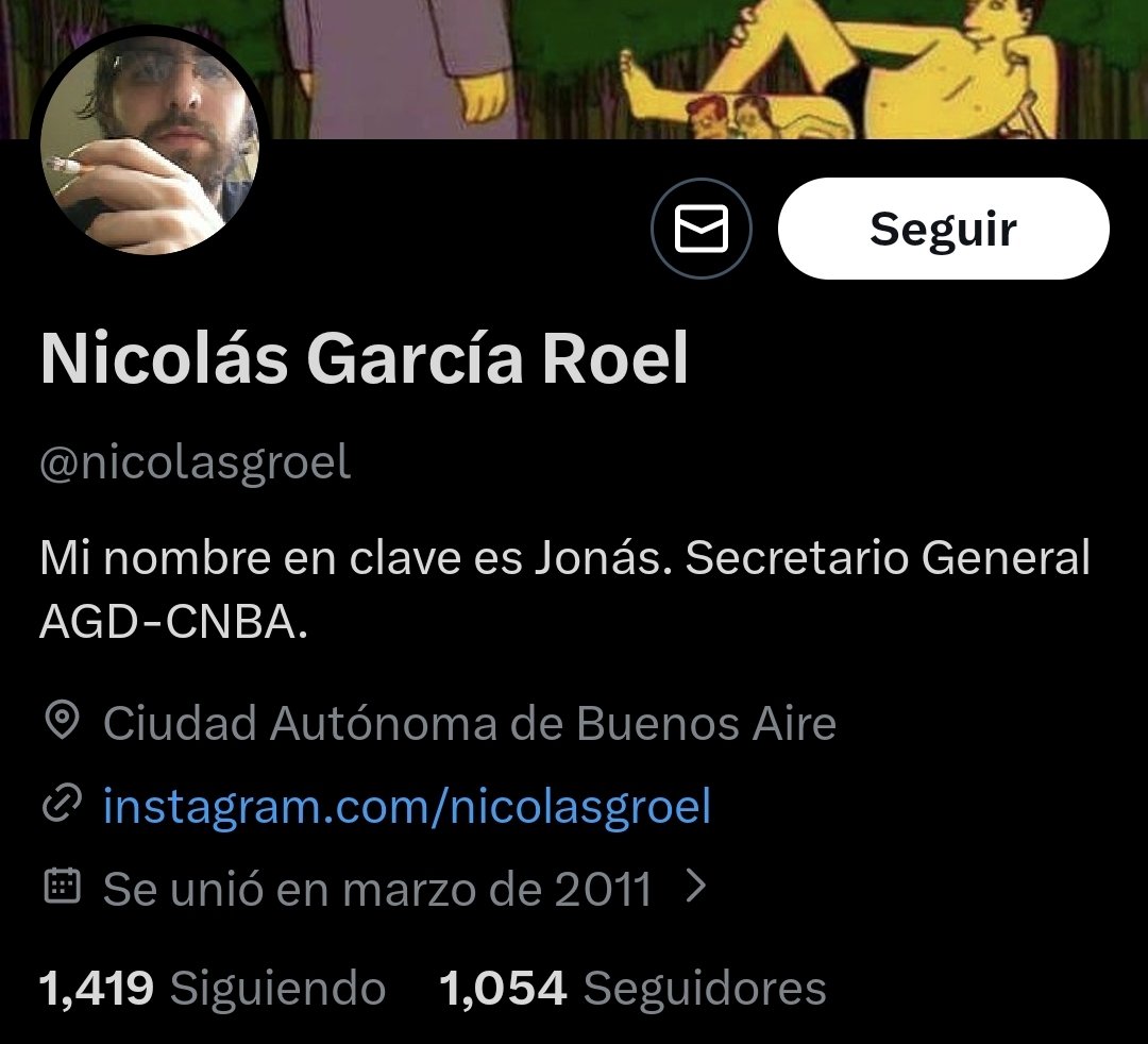 TraductorTeAma's tweet image. 🚨⚠️ REPUDIABLE| Este zurdo olor a culo que festeja un atentado terrorista en gendarmería es Nicolás García Roel, preceptor en el Colegio Nacional de Buenos Aires y Secretario General del gremio de docentes de la UBA.