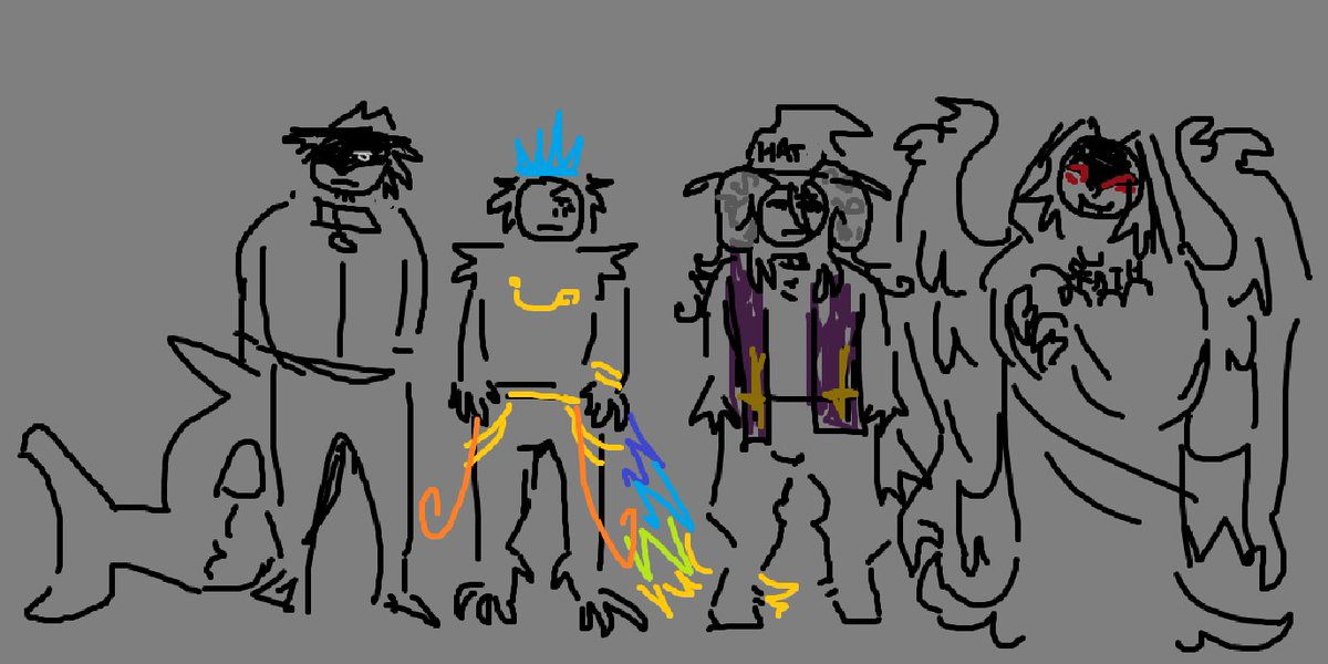 thgifdrows's tweet photo. older art , but my designs of certain robloxians . yay #forsaken #freaksaken https://t.co/8L3nwIjW5Z