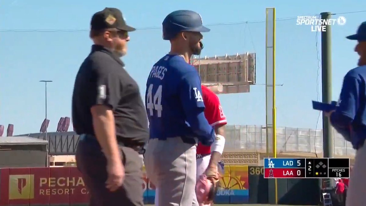 A six-spot in the second!