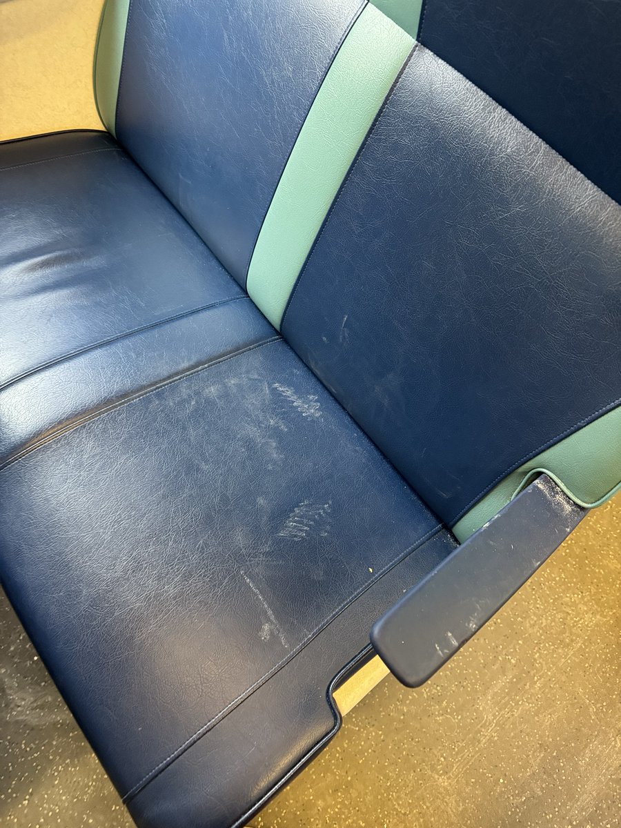 Had to walk through multiple cars to get a clean seat. This is crazy for such an expensive ride <a href="/MTA/">MTA</a> <a href="/MetroNorth/">Metro-North Railroad</a>!