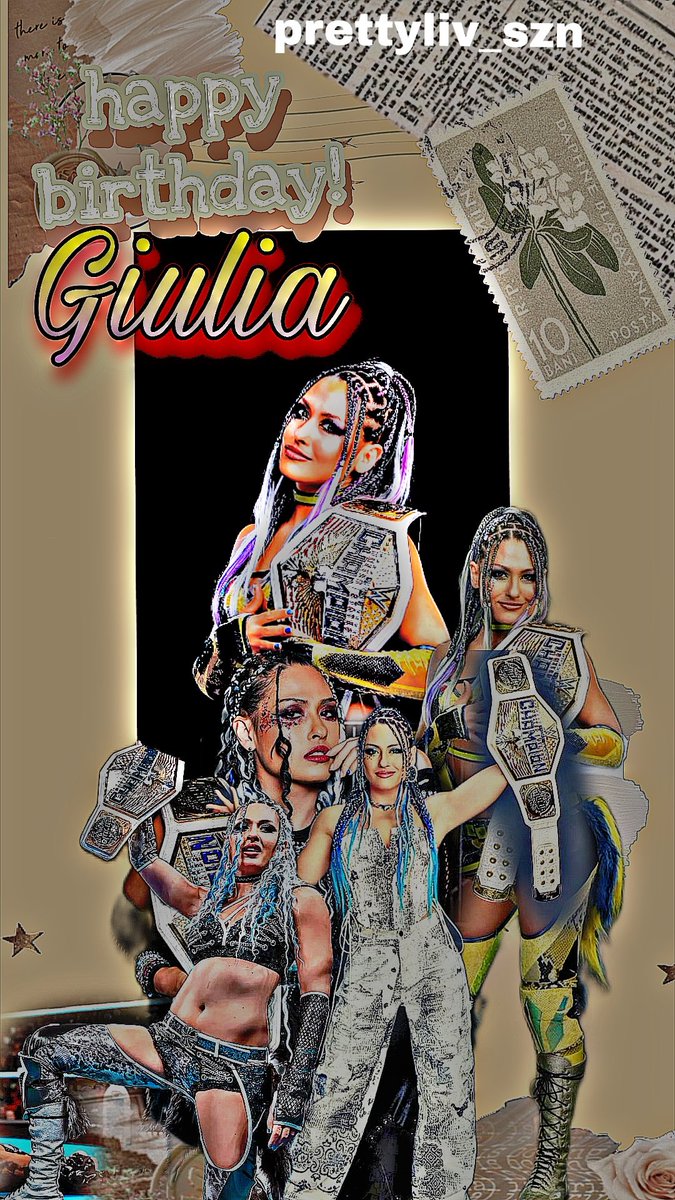 Livdom_kingdom's tweet photo. Happy birthday to the united states CHAMPION!!!!!
#SmackDown
#guilia
@giulia0221g https://t.co/opHn4i0UOu