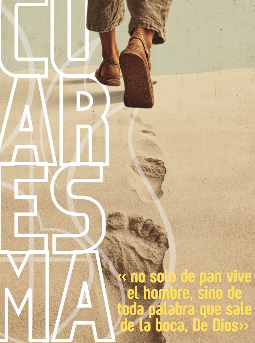 El desierto realmente está en nuestro interior. Allí nos guía el Espíritu Santo para encontrar a Dios, y con Él la plenitud #IDomingoCuaresma Vayamos al desierto sin temor, aunque luchemos con  tentaciones, encontraremos la liberación.
