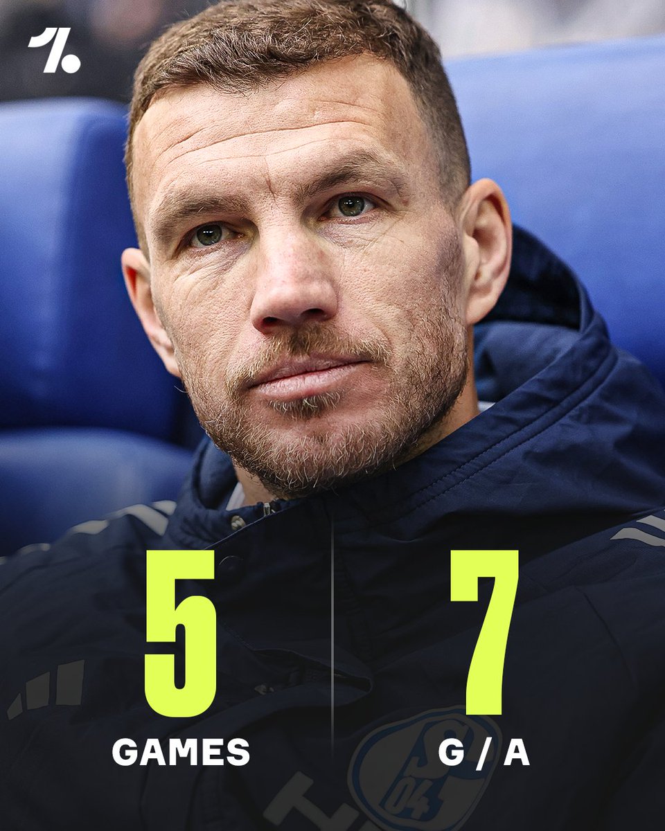 Edin Džeko, 39 and still making a HUGE contribution with a new lease of life at Schalke 😮‍💨🇧🇦