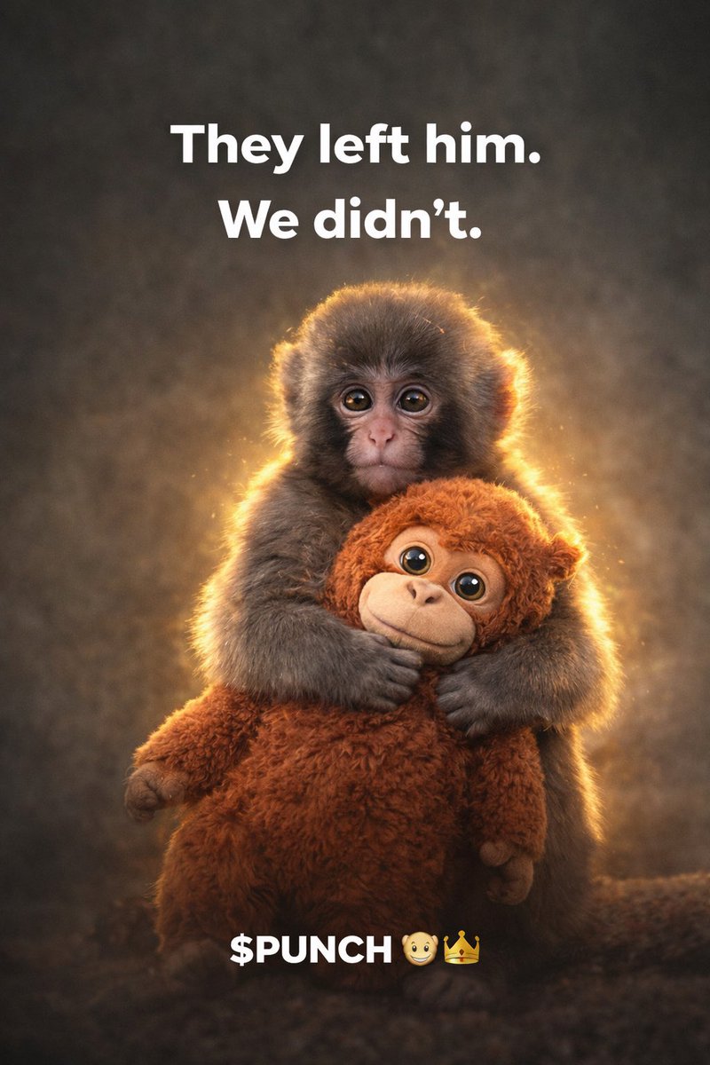 $PUNCH has only been around for 16 days, so this is just the beginning. It's still worth joining our community and getting on board this rocket ship.
I'm telling you, this monkey is the biggest viral sensation in the world of memecoins. 
This is a coin that has a chance to make