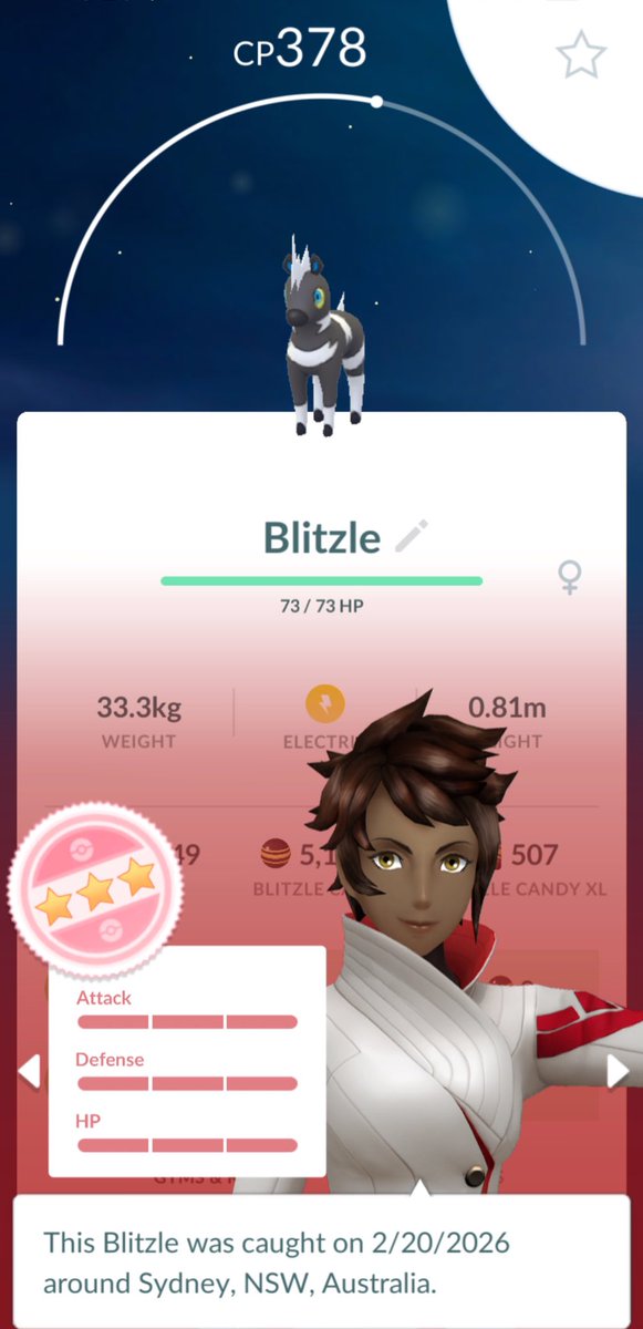 Hundo zebra 💯🦓 field research reward 👀🖤🤍🖤 #PokemonGo #hundo