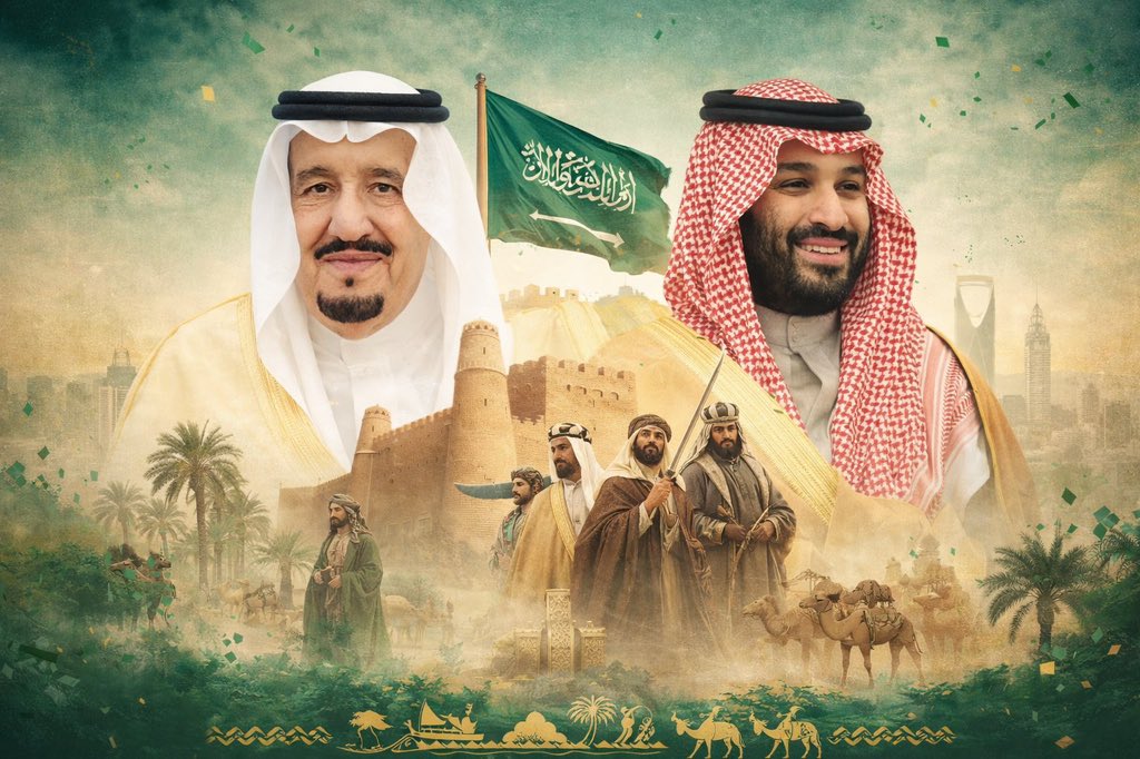<a href="/AzizbagBag/">عبدالعزيز أحمد بغلف🇸🇦</a> حكاية وطنٍ بدأ بالعز… واستمر بالمجد.🇸🇦
جذورٌ راسخة، وقيادةٌ حكيمة، وشعبٌ لا يعرف إلا الوفاء.

كل عام والسعودية شامخة بتاريخها، قوية بحاضرها، وماضية بثقة نحو مستقبلها 💚🇸🇦🇸🇦

<a href="/AzizbagBag/">عبدالعزيز أحمد بغلف🇸🇦</a> 
#يوم_التأسيس #السعودية #فخر_الوطن