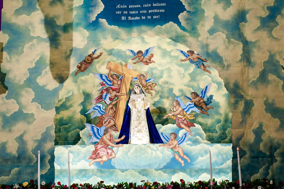 HJesusSantaInes's tweet photo. ¡Cuán penoso, cuán doliente ver en tosca cruz pendiente al Amado de tu ser!

Solemne Velación de la Virgen de Dolores de Santa Inés. https://t.co/4aSIBbWp5v