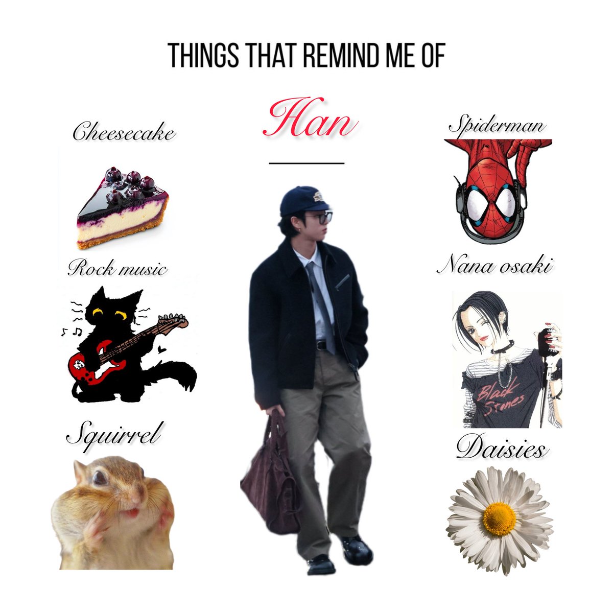 things that remind me of han ❤️ :