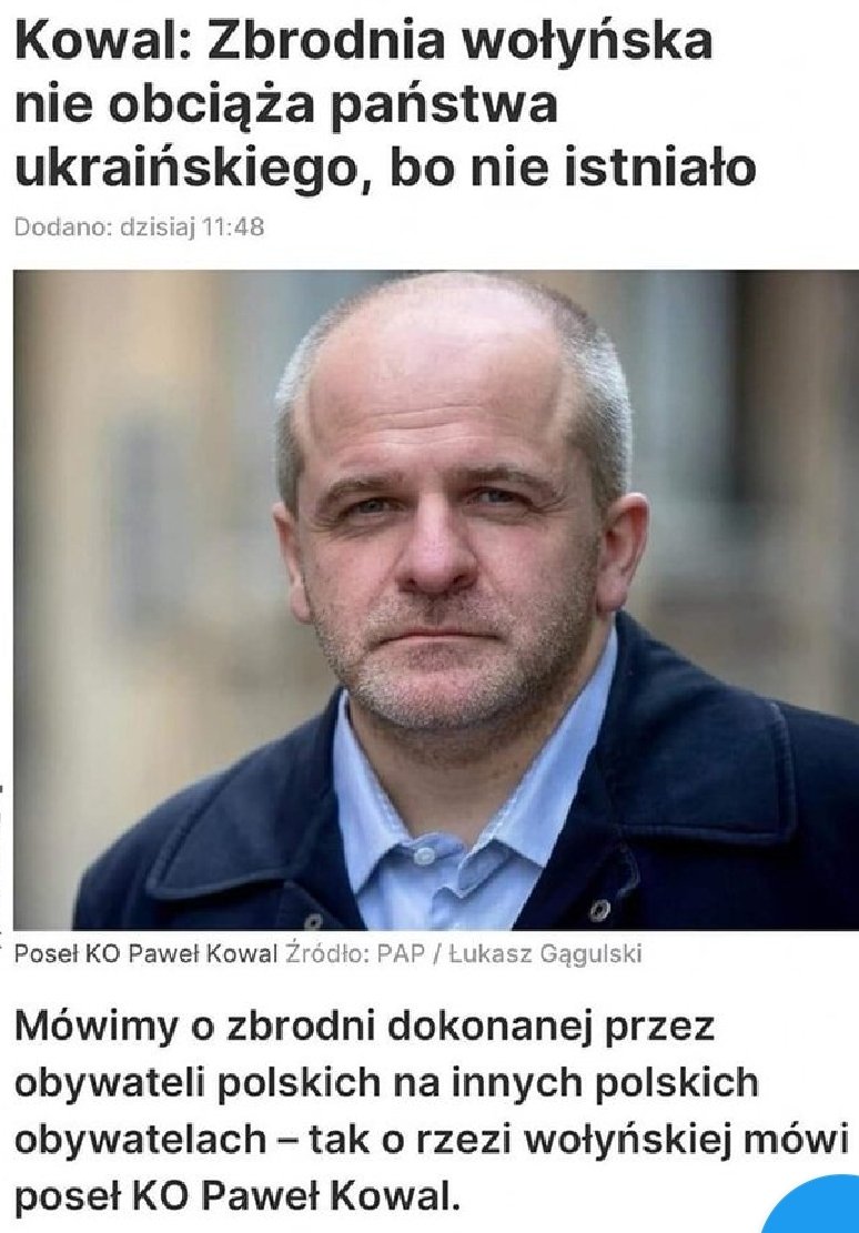 Pawełku <a href="/pawelkowalpl/">Kowal</a> <a href="/pawelkowalpl_EN/">Pawel Kowal</a> , to rozumiem, że OUN Stepana Bandery to potomkowie Piastów? Tobie się sufit na łeb spadł czy cię akuszerka nożycami przy porodzie zamiast w dupę, w ten pusty łeb trafiła?😂😂😂🤦🏻