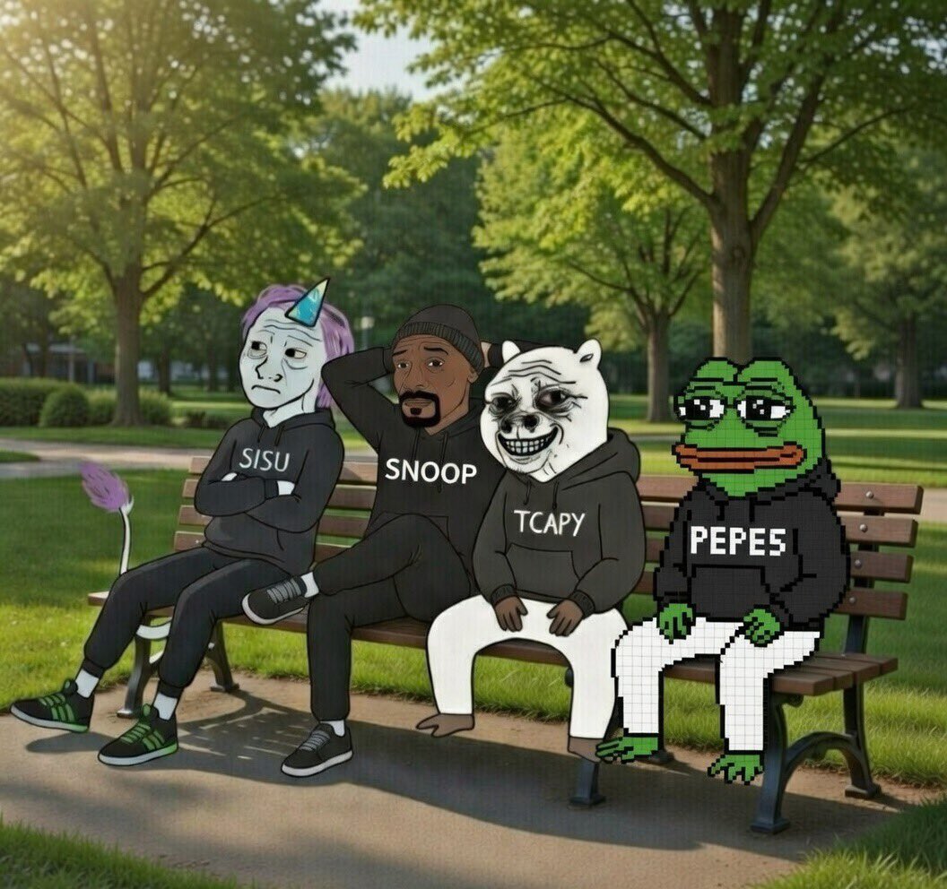 Meet my friends. We've been together since day one. 
<a href="/Kikabilkoff/">Pepes Epic News</a> <a href="/snoop_ton/">Snoop</a> <a href="/tcapy_ton/">Ton Capybara</a> <a href="/SisuTon/">SISU 🐲</a>