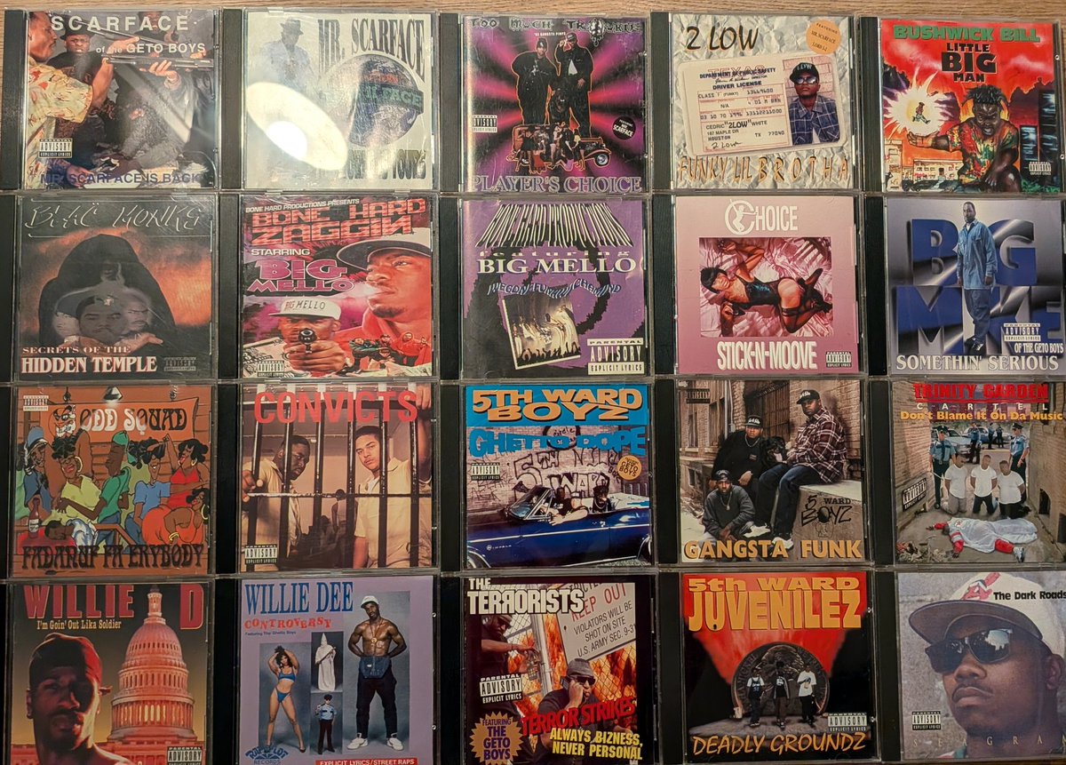 Rap-A-Lot Records the early daysuntil 1994. What a great era of