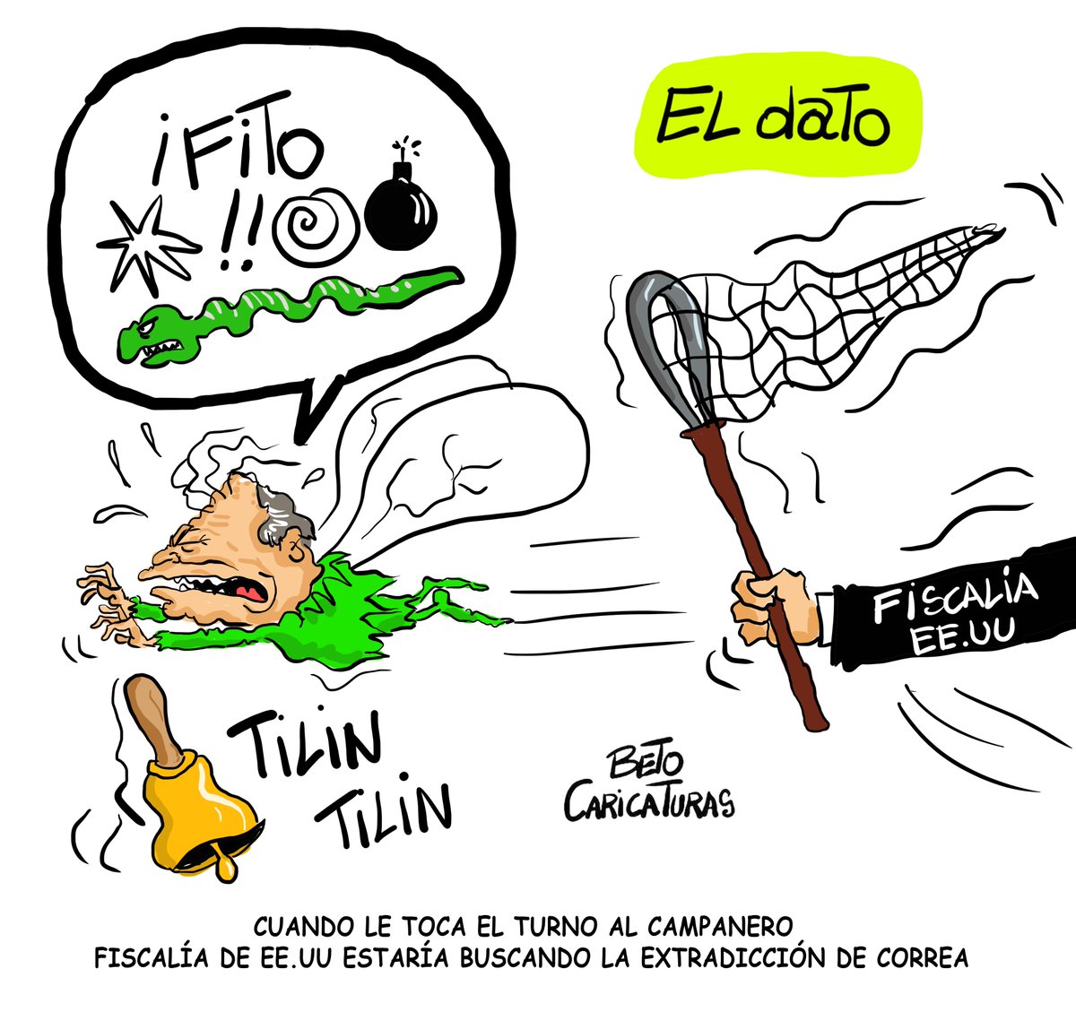 Un fiscal federal de Nueva York estaría a horas de solicitar una orden de captura internacional para extraditar al expresidente Rafael Correa.  Las declaraciones de alias “Fito” en su acuerdo con la justicia estadounidense reviven el informe del computador de Raúl Reyes.