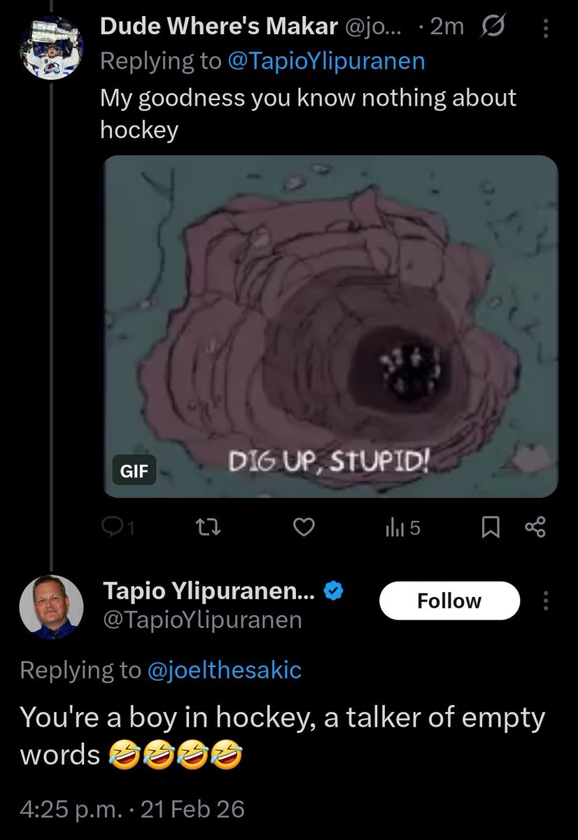 Dude Where's Makar tweet media