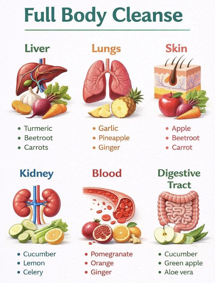 Food Sources For Full Body Cleanse: