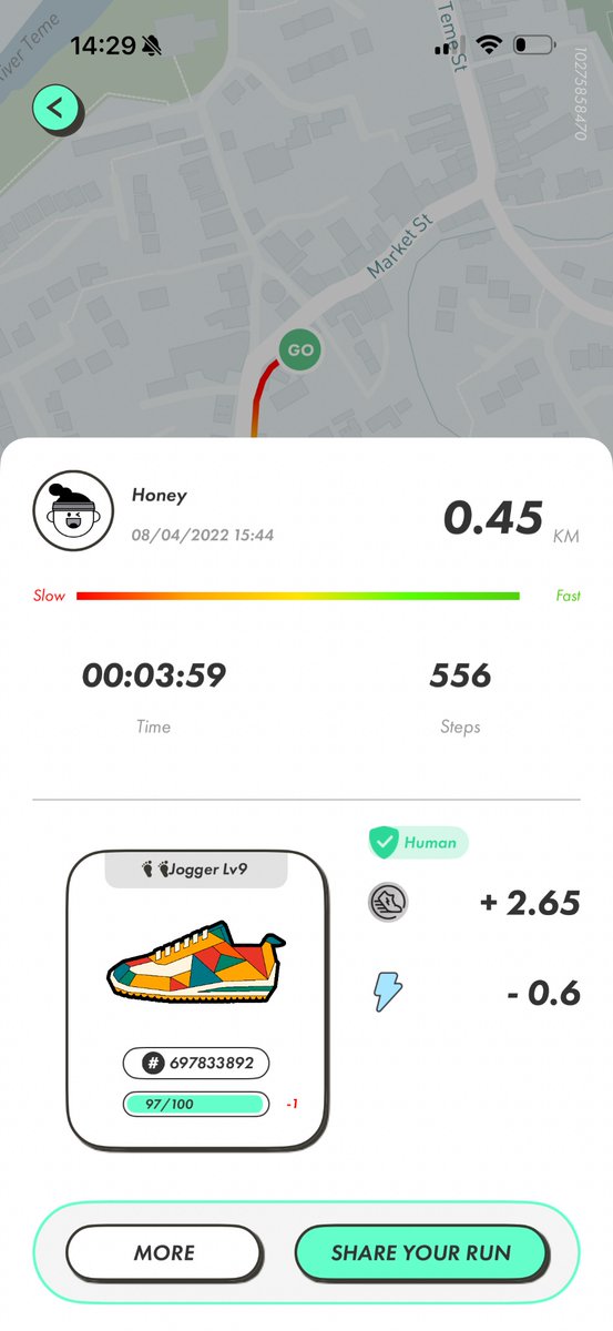 G m0rning everyone 

Everything started 4 years ago.
I never thought an app could motivate me enough to walk through cold days, heat, sunshine, and rain.

This was my very first activity with <a href="/Stepnofficial/">STEPN GO</a> , just a small walk that slowly turned into a habit and a lifestyle.