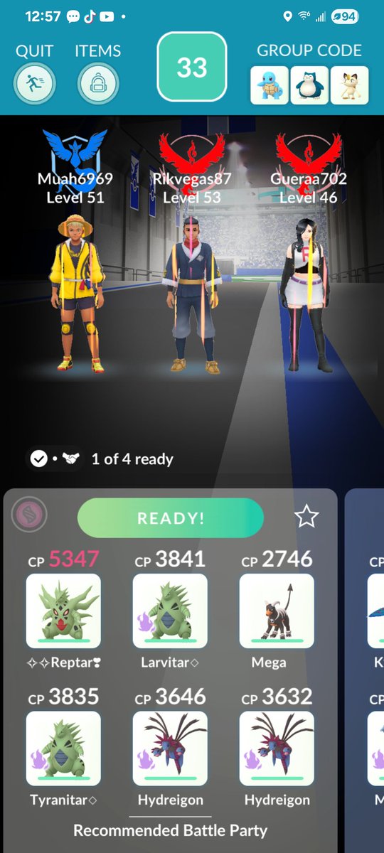 melloskitty's tweet image. Only my 3rd Lunala raid❣️ lolsss ikik

I was not prepared at all.😹

- Evolved 3 Shadow Deino
- Maxed out all 3 up to 3K
- Elite Charge TM'ed Brutal Swing x 3 😹

Did I catch it though?🤔
#pokemongo #pokemonraid #lunala #caturdayraids