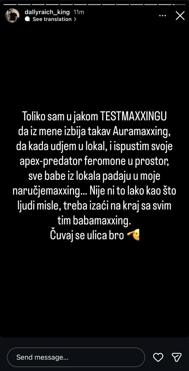HAHAHAHAHAH JA NMG OVOG LIKA 
TaraSimovmaxing 🔥🔥🔥🔥 saberi se čovječe
