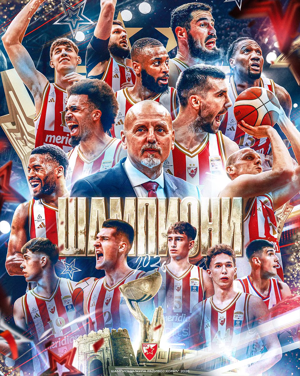 KK Crvena zvezda Meridianbet tweet media