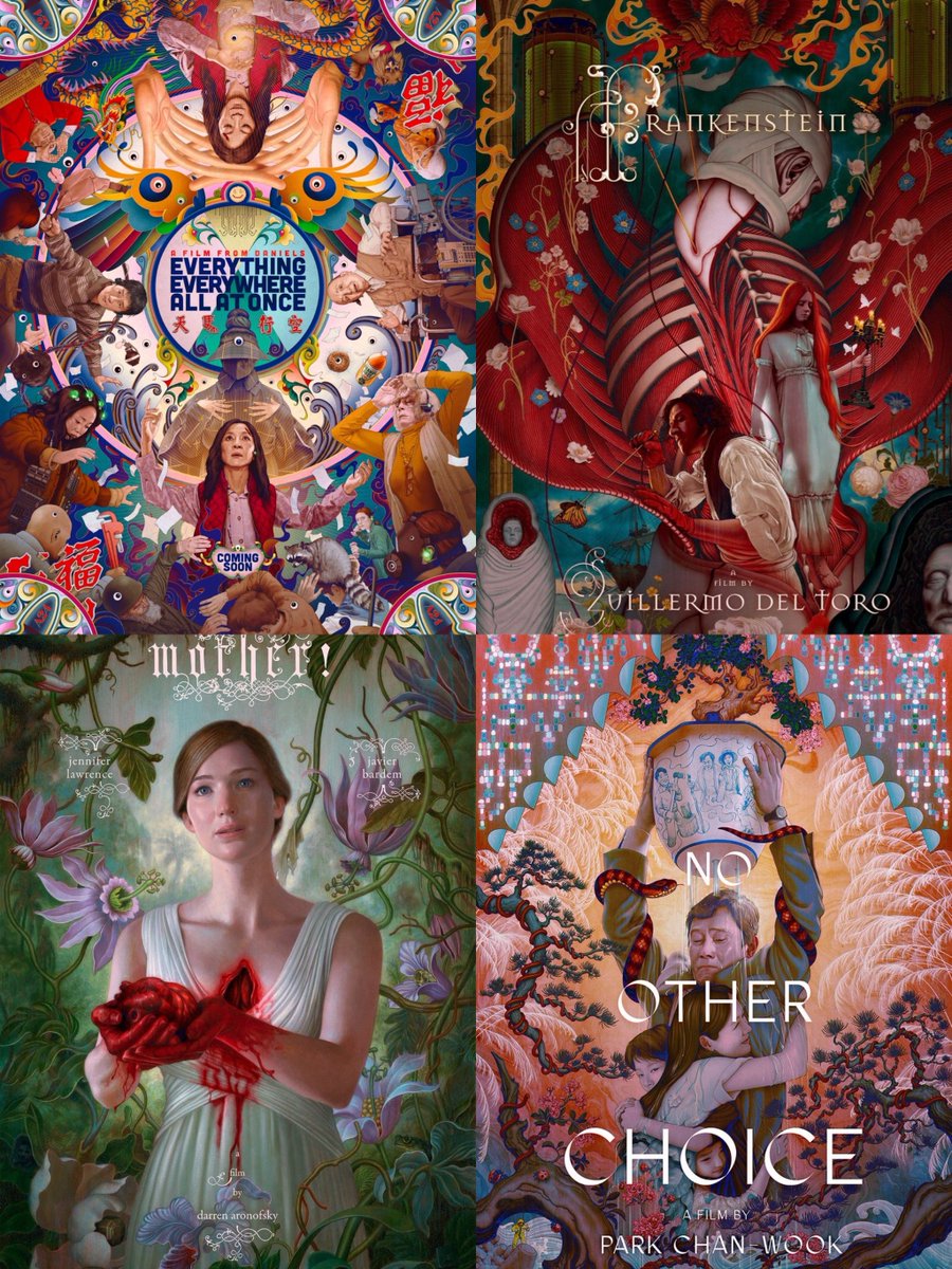 joontriever's tweet photo. just found out james jean is the artist behind these beautiful posters. he’s the one who did a collab with bangtan for the seven phases exhibition a few years ago in several countries. no wonder his arts look familiar 🥹 https://t.co/pAhVPvnLIf