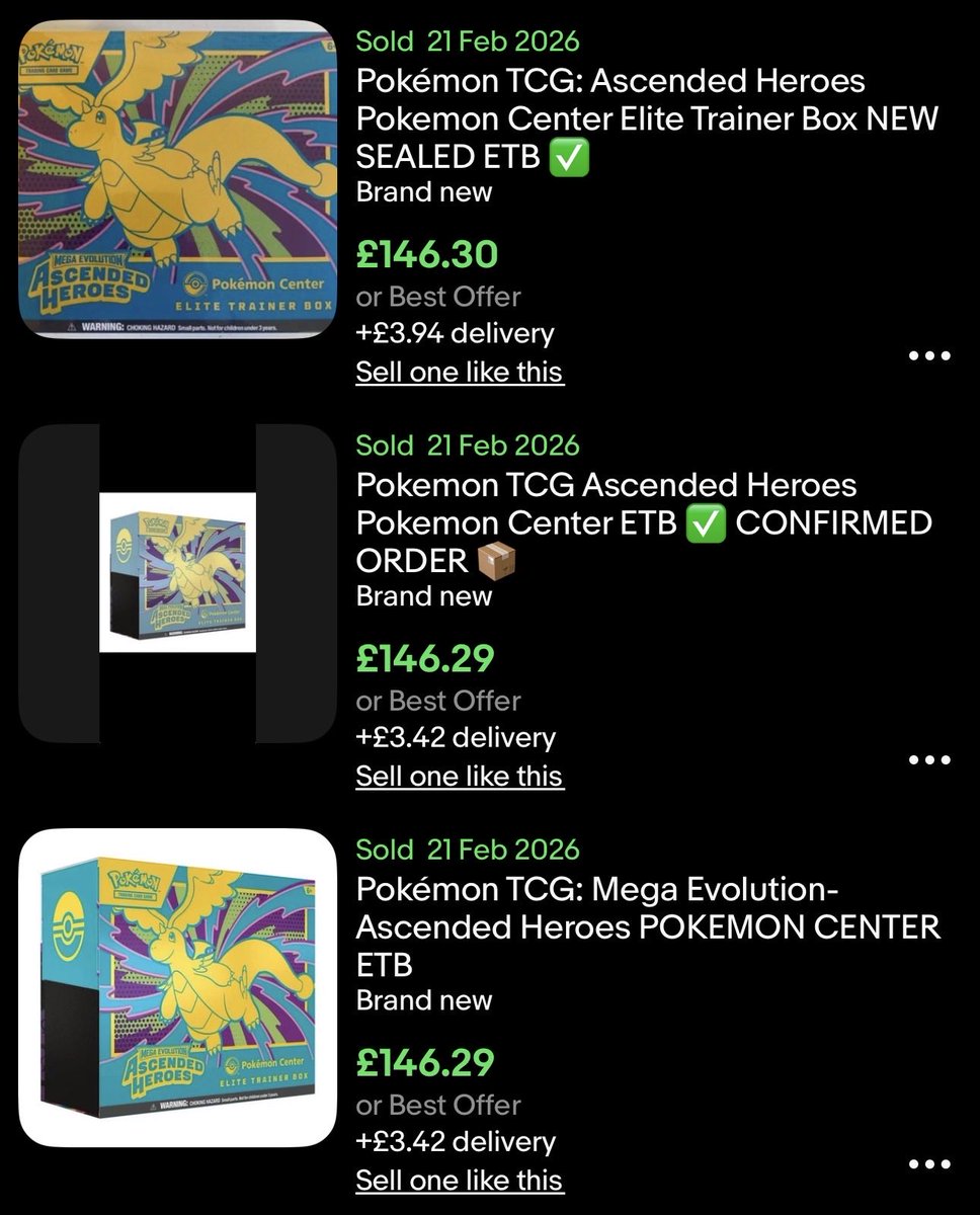 MEMBERS ONLY WINS 

Our members picked these up for $50 EACH 👀
Now look at the resale prices 

This kind of edge isn’t luck it’s access.
Only possible with Hollow Scan 

Stay early. Stay winning. 🔔