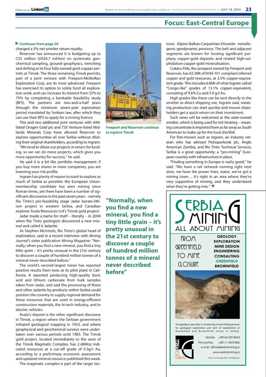 DanijelaRankov4's tweet image. ❗️❗️❗️
Od Tita do Rio Ti(n)ta
Miloševića smenili a Đinđića ubili jer nisu dali naš "Mali Ural" da zapad prekopa.Svi ostali od 2000-e su pristali. Rude im trebaju za vojnu, svemirsku i nuklearnu tehnologiju.
Ukrali su nam Srbijanit i Jadarit.
Dokazi ppostoje u arhivima CIA i SKINE