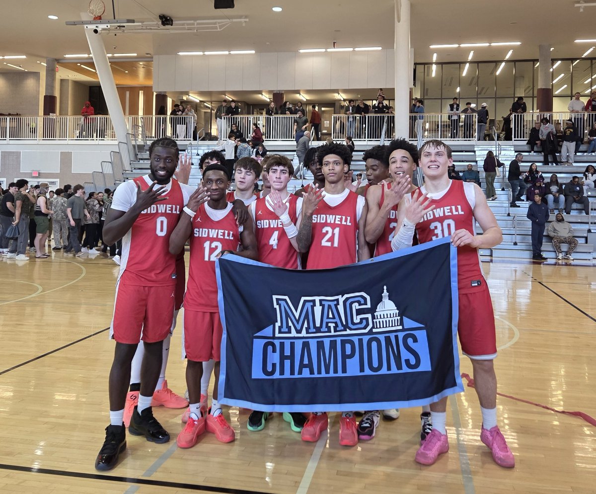 MAC_dmv_sports's tweet photo. Sidwell Friends defeats St. Andrew's 64-49 in the #MAChoops final to earn their 5th straight MAC tournament championship. Congrats, Quakers! https://t.co/CxJQkLbtri