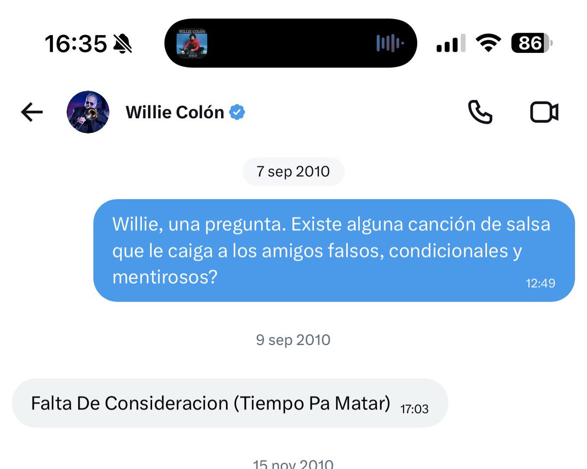 Esas preguntas mías en 2010. 😂😂