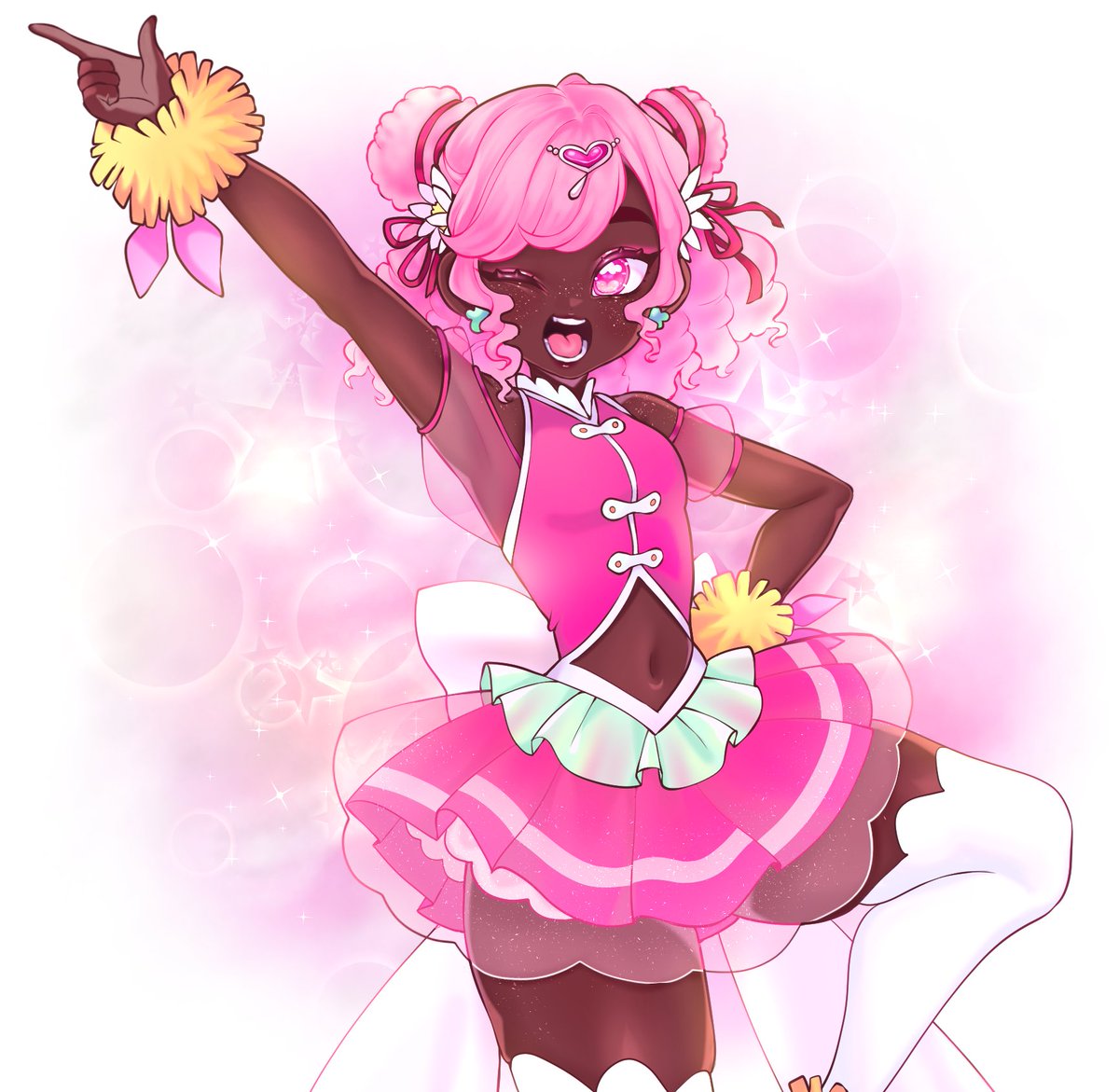 Pretty, Petty, &amp; PINK❕❕ 👑💗

•3•

🎥 twitch.tv/mannanova
🎨 niucniuc
[#vtuber #blackvtuber #streamer]