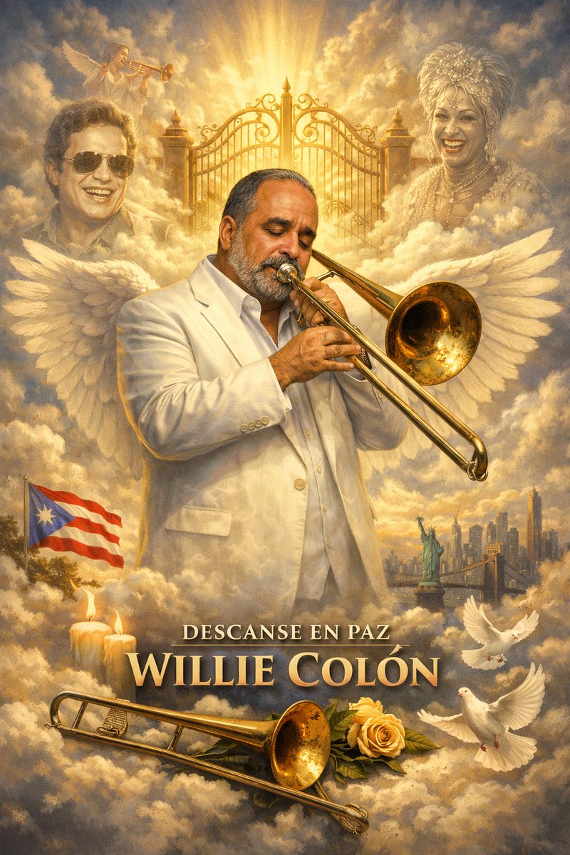 Descanse en Paz Willie Colón ✝️ maestro de la salsa ✨